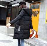 AISHGWBSJ 2017 New Hooded Cotton Coat Winter Coats Warm Parka Mujer Invierno Medium-Long Jackets for Women Padded Overwear PL145