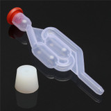 Airlock Homebrew Air Lock Bubble Grommet One-way Exhaust Water Seal Valve With Cork Beer Wine Making With Stopper