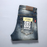 AIRGRACIAS New Fashion Mens Ripped Short Jeans Brand Clothing Bermuda Summer 98% Cotton Shorts Breathable Denim Shorts Male