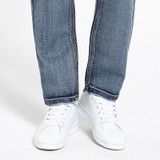 AIRGRACIAS Brand Jeans Retro Nostalgia Straight Denim Jeans Men Plus Size 28-38 Men Long Pants Trousers Classic Biker Jean