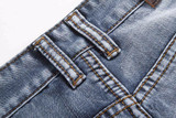 AIRGRACIAS Brand Spring Summer Retro Nostalgia Straight Denim Jeans Men Size 28-38 Casual Men Long Pants Trousers Biker Jean