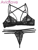 Avidlove Womens Sexy Lace Lingerie Set  Floral Hot Erotic