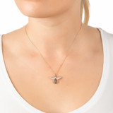 New Honey Bee 22ct Rose Gold Pendant Necklace