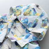 aipie New Brand Fashion Children Boys Girls Trench European and American Style Butterfly Printing Unisex Outerwear &amp; Coats