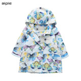 aipie New Brand Fashion Children Boys Girls Trench European and American Style Butterfly Printing Unisex Outerwear &amp; Coats