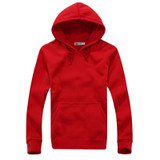 iMucci Red Sweatshirt Men Solid Color Women Hoodies Casual Side Zipper Mensports Slim Sportsware Tracksuit Black Hoody