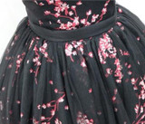 IBayU Beautiful Flower Short Black Cocktail Dress Vestido De Festa Curto De Luxo Elegant Cocktail Dresses Puffy Formal Gown