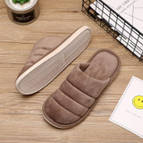 IAHEAD Wram Winter Slippers Men Brand Comfortable And Soft Home Shoes Men Fluff Short Plush Flip Flops chinelos homens MU263
