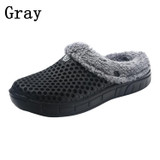 IAHEAD Men Shoes Mens Slippers Indoor Winter Slippers Men Flip Flops Men Short Plush Keep Wram Shoes pantoufle homme MU259