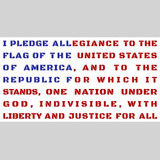 I Pledge All Sticker