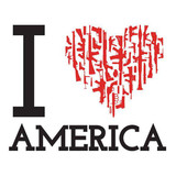 I Heart America Gun T-Shirt