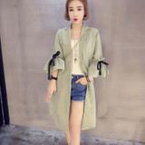 HziriP Women Long Trench Coat 2017 Summer Spring Fashion Loose Coats Thin Sunscreen Windbreaker Female Cardigan Outwear Clothes