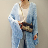 HziriP 2017 Autumn Open Stitch 3 Colors Women Sweater Slim Lady Long Knitted Cardigans Tops Casual Poncho Female Solid Sweater