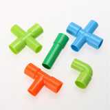 2017 Colorful Educational Water Pipe Building Blocks Toys For Children DIY Assembling Pipeline Tunnel Block Model Toy For Kids