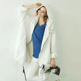 2017 Coat Female Spring Autumn Windbreaker New Fashion Streetwear Design Women's Raincoat Long Windbreaker Trench Coat For Women