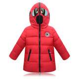 2017 Children's Winter Jackets Boys Winter Coats Kid Girls Warm Thicken Hooded With Glasses Duck Down Coats For Teenage Clothes