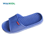 Waikol Men Shoes Bathroom Flat Sandals Summer Home Slippers Casual Indoor Shoes Beach Sandals