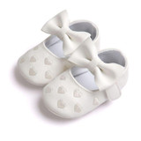 Kids Prewalkers Baby Bebe Soft Moccasin First Walkers Newborn Infant Footwear Sapatos Baby Mary Jane PU Shoes Princess Crib