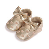 Kids Prewalkers Baby Bebe Soft Moccasin First Walkers Newborn Infant Footwear Sapatos Baby Mary Jane PU Shoes Princess Crib