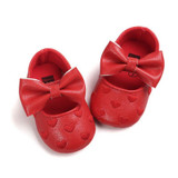 Kids Prewalkers Baby Bebe Soft Moccasin First Walkers Newborn Infant Footwear Sapatos Baby Mary Jane PU Shoes Princess Crib