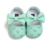 Kids Prewalkers Baby Bebe Soft Moccasin First Walkers Newborn Infant Footwear Sapatos Baby Mary Jane PU Shoes Princess Crib