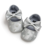 Kids Prewalkers Baby Bebe Soft Moccasin First Walkers Newborn Infant Footwear Sapatos Baby Mary Jane PU Shoes Princess Crib