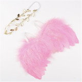 kids newborn Angel Wings Feather Wings Baby Girl hats for girls baby Shoot Hair Accessories Forcaps for boys bonet photo props