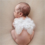 kids newborn Angel Wings Feather Wings Baby Girl hats for girls baby Shoot Hair Accessories Forcaps for boys bonet photo props
