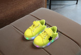 Kids LED Sneakers New Autumn children Colorful flashing Led Light Girls Casual Shoes Stars Boys Shoe with Lights Size 21-30