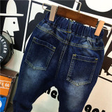 Kids Jeans Children Casual Pants 2-7yrs Boys Jeans Brand Children Clothing Autumn Baby Boys Girls Jeans Cartoon Cat and Mouse