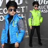 Kids Jackets Boys Winter Down Parks Waterproof Windbreaker Coat For Children Kids Winter Clothes Thick Hooded Outwear Sport Coat