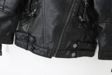 Kids Jacket Girl PU Leather Boys Jackets Clothes Black Jackets Babies Children Autumn Coats