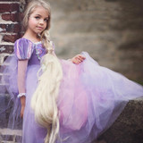 Kids Girls Princess sofia Rapunzel Dresses Full Ball Gown Long Party Dress Children Clothing Kids Cosplay Costume Masquerade