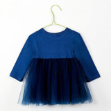 Kids Girls Princess Dresses Infant Dress Newborn Girls Clothes Baby Cotton Long Sleeve Clothing 0-4 Years