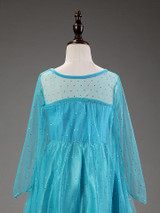 Kids Girls Dresses Appliques Girls Cosplay Elsa Dress For Kids Halloween Costume Clothes Princess Dresses For Girls