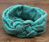 kids girls dot braided top knot twisted turban headband elastic for hair head bands wraps headbands accessories turbante wraps