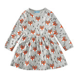 Kids girls cotton clothing dress Fashion Baby Girl Dress Clothes Long Sleeve Foxes Print Long Sleeve Toddler Kid Princess Dress Kids girls cotton clothing dress Fashion Baby Girl Dress Clothes Long Sleeve Foxes Print Long Sleeve Toddler Kid Princess Dress
