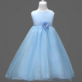 kids girl weddding dress girl children's clothing children's princess dress costume kids girls wedding party evening dress
