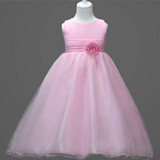 kids girl weddding dress girl children's clothing children's princess dress costume kids girls wedding party evening dress