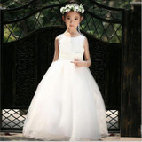 kids girl weddding dress girl children's clothing children's princess dress costume kids girls wedding party evening dress