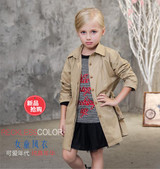 kids girl clothes children coat 2016 autumn spring outwear kids jackets winter jacket children's clothing girls