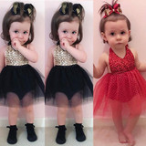 Kids Girl Baby Flower Sequins Party Occasion Prom Wedding Communion Formal Dress Girls Summer Dress