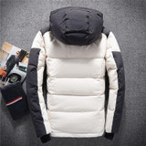 BTKSYXGS 2017 New winter fashion Men's short design Thickening warm Hoodies down jacket coat parka outerwear overcoat