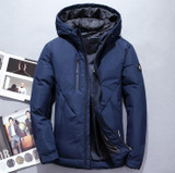 BTKSYXGS 2017 Men's winter Hooded down jacket coat parka Fashion Thick warm Waterproof windproof outerwear overcoat High quality