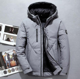 BTKSYXGS 2017 Men's winter Hooded down jacket coat parka Fashion Thick warm Waterproof windproof outerwear overcoat High quality
