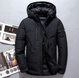BTKSYXGS 2017 Men's winter Hooded down jacket coat parka Fashion Thick warm Waterproof windproof outerwear overcoat High quality