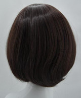 Brown Wig Fei-Show Synthetic Heat Resistant Fiber Middle Part Line Without Bangs Hairpieces Short Wavy Cos-play Hair Peruca