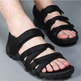 2017 Shoes Men Slippers Breathable Hollow Out Sandals Beach Flip-Flops Casual Summer Style Shoes Flats Outdoor Plus Size 38-44