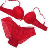 2017 Sexy Underwear Women Bra Set Lingerie Set Luxurious Vintage Lace Embroidery unlined intimates Push Up Bra And Panty Set