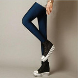 2017 Sexy Solid Candy Neon Leggings Plus Size Women's Leggings High Stretched Elastic Leggings Fitness Ballet Dancing Paint